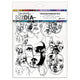 Ranger ink ranger • dina wakley media transparencies abstract portraits set1