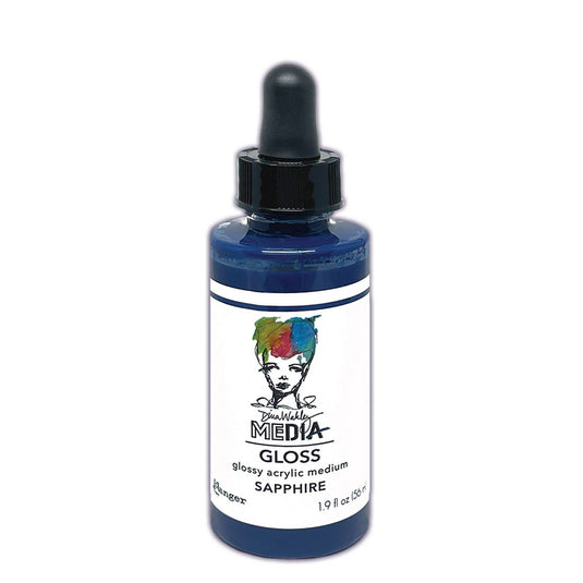 Ranger ink ranger • dina wakley media gloss dropper style sapphire