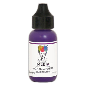 Ranger ink ranger • dina wakley media heavy body acrylic paint blackberry