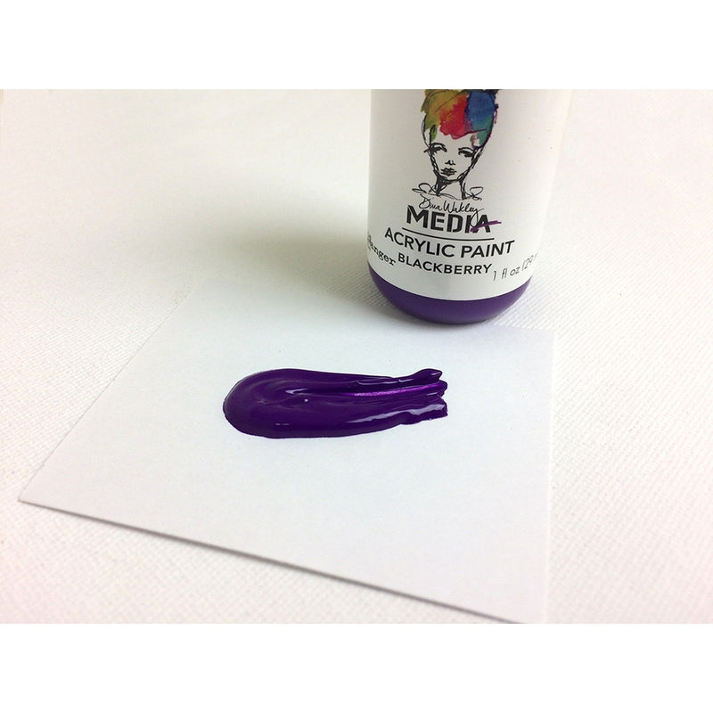 Load image into Gallery viewer, Ranger ink ranger • dina wakley media heavy body acrylic paint blackberry
