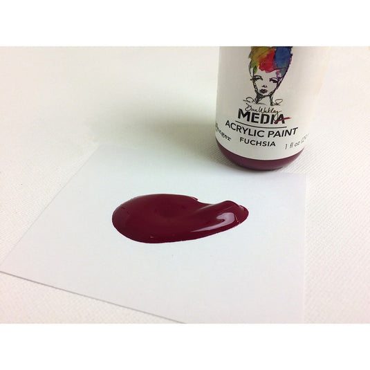Ranger ink ranger • dina wakley media heavy body acrylic paint fuchsia