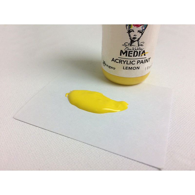 Load image into Gallery viewer, Ranger ink ranger • dina wakley media heavy body acrylic paint lemon
