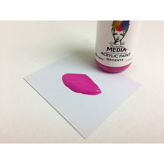 Ranger ink ranger • dina wakley media heavy body acrylic paint magenta