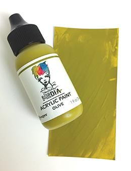 Load image into Gallery viewer, Ranger ink ranger • dina wakley media heavy body acrylic paint olive
