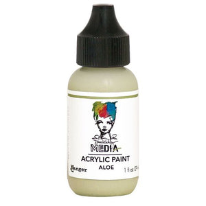 Ranger ink ranger • dina wakley media heavy body acrylic paint aloe