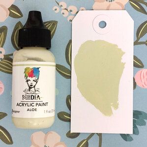 Load image into Gallery viewer, Ranger ink ranger • dina wakley media heavy body acrylic paint aloe
