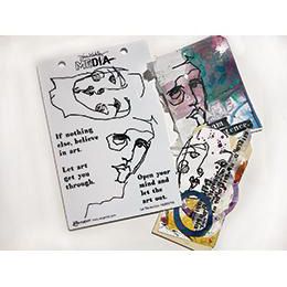 Load image into Gallery viewer, Ranger ink ranger • dina wakley media cling stamps let the art out

