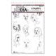 Ranger ink ranger • dina wakley media cling stamps the littles