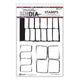Ranger ink ranger • dina wakley media cling stamps grid it