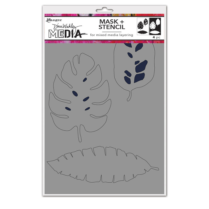 Load image into Gallery viewer, Ranger ink ranger • dina wakley media stencils tropical masks
