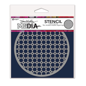 Ranger ink ranger • dina wakley media stencil coasters 2