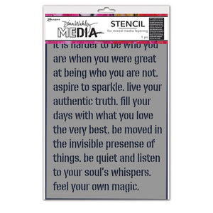 Ranger ink ranger • dina wakeley media stencils feel your magic
