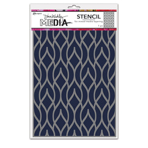 Ranger ink ranger • dina wakley media stencils pointy fence