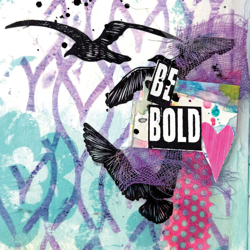 Load image into Gallery viewer, Ranger ink ranger • dina wakley media stencils pointy fence
