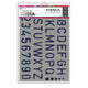 Ranger ink ranger • dina wakley media cling stencil school style alpha