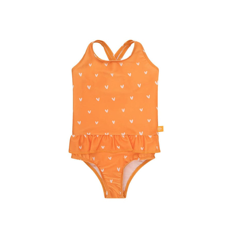 Load image into Gallery viewer, Orange kiss | oranje meisjes uv badpak
