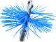 Meister dario dario nylonborstel 15cm blauw - cmb207150