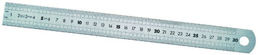 Melkmeisje maatlat rvs 150x13x0,5 mm mm, enkelz - mm722015