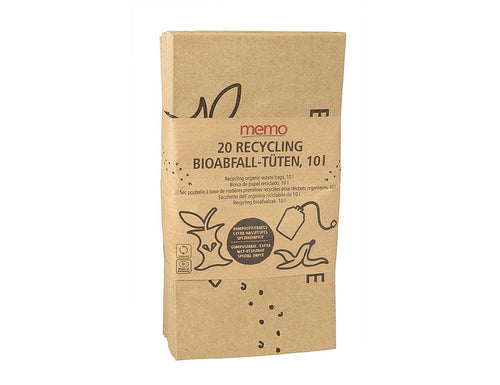 Memo gft zakken recycling papier 10l
