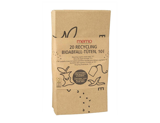 Memo gft zakken recycling papier 10l