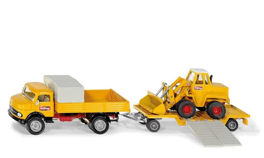 Siku mercedes-benz 710 met kramer 411 wiellader bölling (1:50)