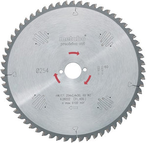 Metabo accessoires cirkelzaagblad hw ct ø 254x30, 48 wz - 628221000