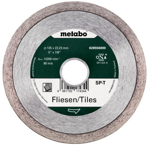 Metabo accessoires diamant slijpschijf | ø 125x22,23mm | sp-t | fliesen sp - 628556000