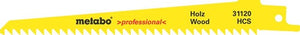 Metabo accessoires reciprozaagbladen (2 st.) 130 4 mm hcs - 631120000