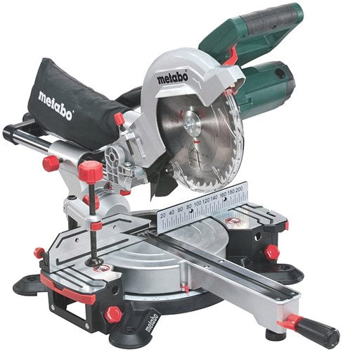 Load image into Gallery viewer, Metabo afkortzaag kgs 216 m met trekfunctie | nieuw model + ksu 251 onderstel
