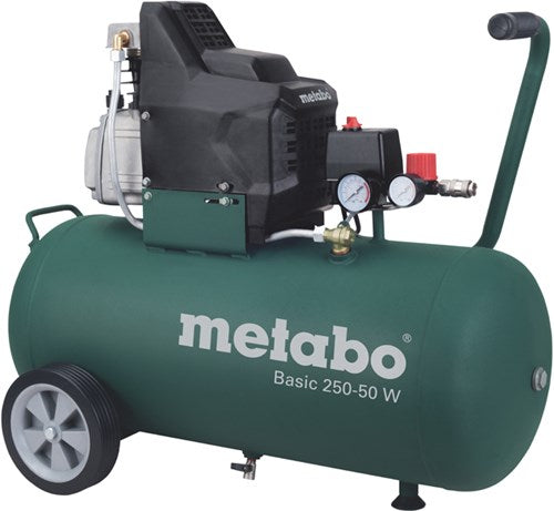Load image into Gallery viewer, Metabo basic 250-50 w compressor + lpz-4 toebehorenset - 690866000
