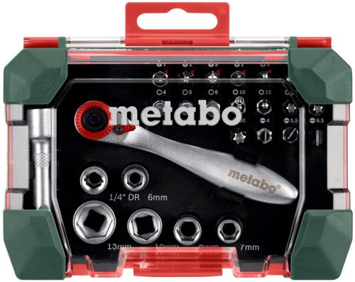 Load image into Gallery viewer, Metabo accessoires metabo bit-box promotion | 26-delig - met dopsleutels - 626701000
