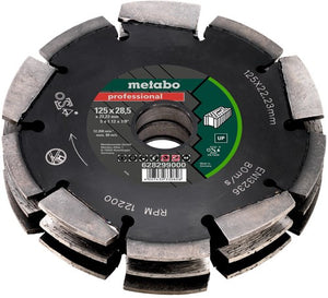 Metabo accessoires metabo dia-fs3 professional diamantschijf - 125 x 22,23mm - up - universeel | 628299000 - 628299000