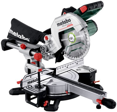 Load image into Gallery viewer, Metabo kgs 18 ltx bl 216 | 18v accu afkortzaag met trekfunctie | met 1x 4.0 accu - 614216920

