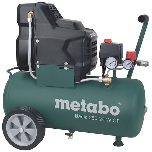 Metabo basic 250-24 w of compressor | 220 l min | olievrij - 601532000