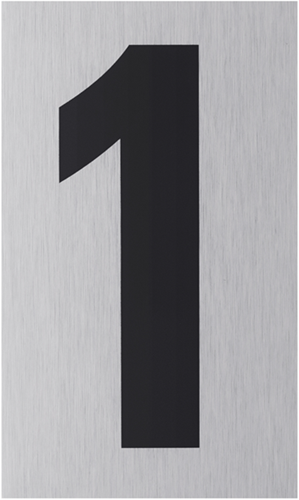 Metafranc cijfer 1 alu - wu0507300