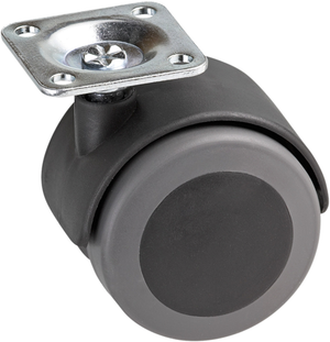Metafranc dubbel wiel parket 50mm plaat - wu0800310