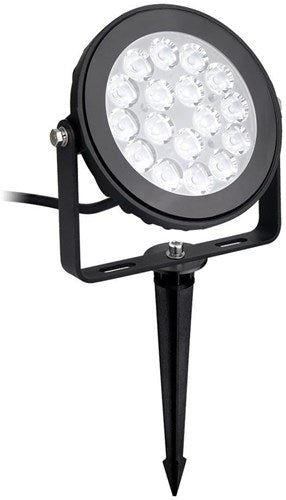 Laden Sie das Bild in Galerie -Viewer, Mi-light rgb-cct led tuinspot ip65 9w rond zwart led0255
