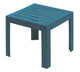 Grosfillex miami bijzet tuintafel kunststof pp 40x40cm blauw