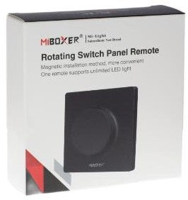 ギャラリービューアに画像をロードする, Mi-light miboxer dimmer paneel opbouw zwart - led0298
