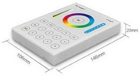 Afbeelding laden in galerijviewer, Mi-light miboxer rgb-cct draadloze opbouw schakelaar 2.4g 8-zones wit - led0203
