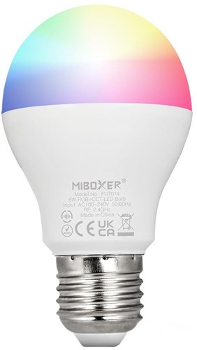 Laden Sie das Bild in Galerie -Viewer, Mi-light miboxer rgb-cct led e27 gls 6w rf 2.4g - led0217
