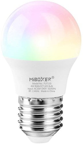 Chargez l'image dans la visionneuse de la galerie, Mi-light miboxer rgb-cct led e27 kogel 4w rf 2.4g - led0216
