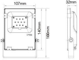 Cargue la imagen en el visor de la galería, Mi-light miboxer rgb-cct led schijnwerper ip65 10w - led0247
