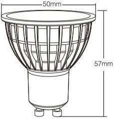 Mi-light miboxer zigbee rgb-cct led gu10 4w - led0275
