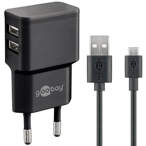 Micro usb oplader - 2.400 ma