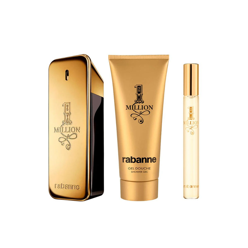 Chargez l'image dans la visionneuse de la galerie, Paco rabanne one million geschenkset heren edt 100ml
