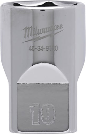 Milwaukee accessoires 1 2 dop metrisch - 19 mm - 4932480017
