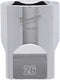 Milwaukee accessoires 1 2 dop metrisch - 26 mm - 4932480024
