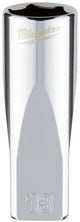 Milwaukee accessoires 1 4 ratel dop ,metrisch lang -13mm - 4932478333