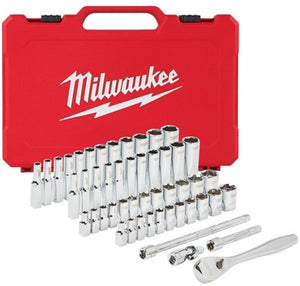 Milwaukee accessoires 1 4” ratel en doppenset | metrisch | 50-delig - 4932464944